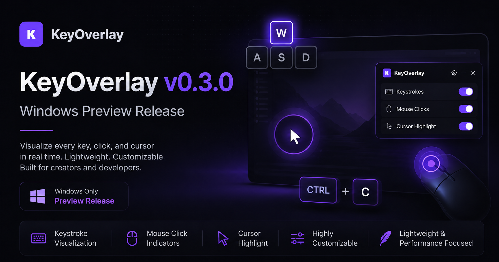 KeyOverlay 0.3.0: A Proper Windows Installer